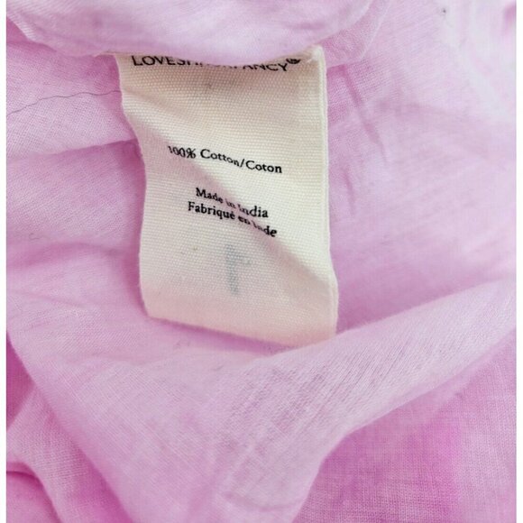 NWOT LoveShackFancy Gwen Mini Dress Womens M Peony Pink Tie Dye Ruffle - Picture 10 of 10